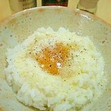 うま～い☆カルボナーラ風たまごかけご飯☆